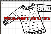 50+ Knitting and Yarn Craft Graphics, an Education Illustration by Violet LeBeaux (Thumbnail 3 of 4)