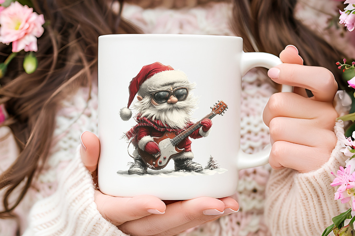 Funny Skinny Santa Clipart, an Illustration by RobertsArt (Photo 3 of 7)