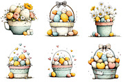 Funny Easter Basket Clipart, an Illustration by Sublimation Artist (Thumbnail 4 of 7)