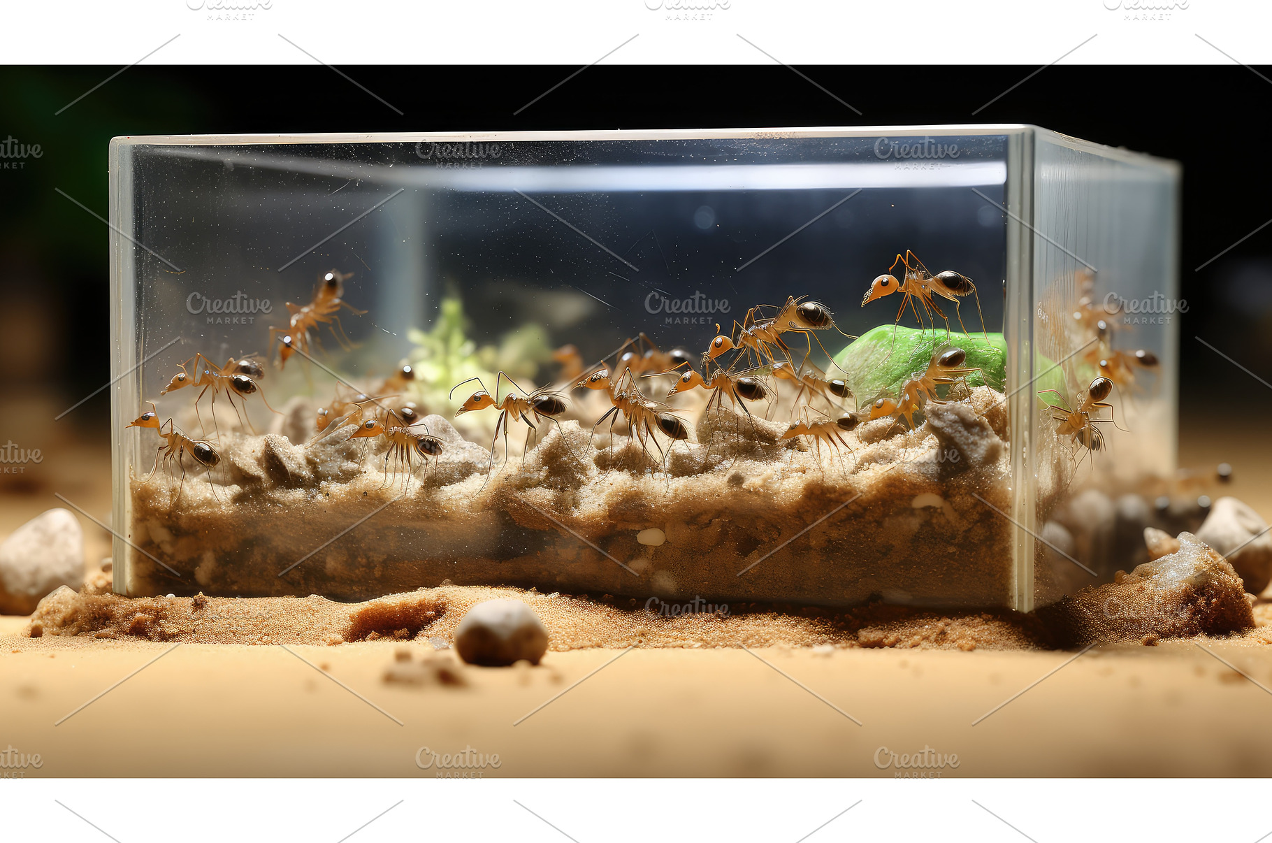 colony ant farm ai generated, a Technology Photo by pikepicture