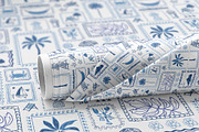 Blue tropical summer beach patterns, a Pattern Graphic by Tani Kuzminka (Thumbnail 10 of 22)