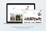 Pinterest Social Media Mockups Pack, a Social Media Template by Poego Social (Thumbnail 3 of 7)