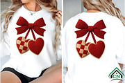 Faux Yarn Cherry Valentines PNG, an Illustration by Craft Nest (Thumbnail 6 of 7)