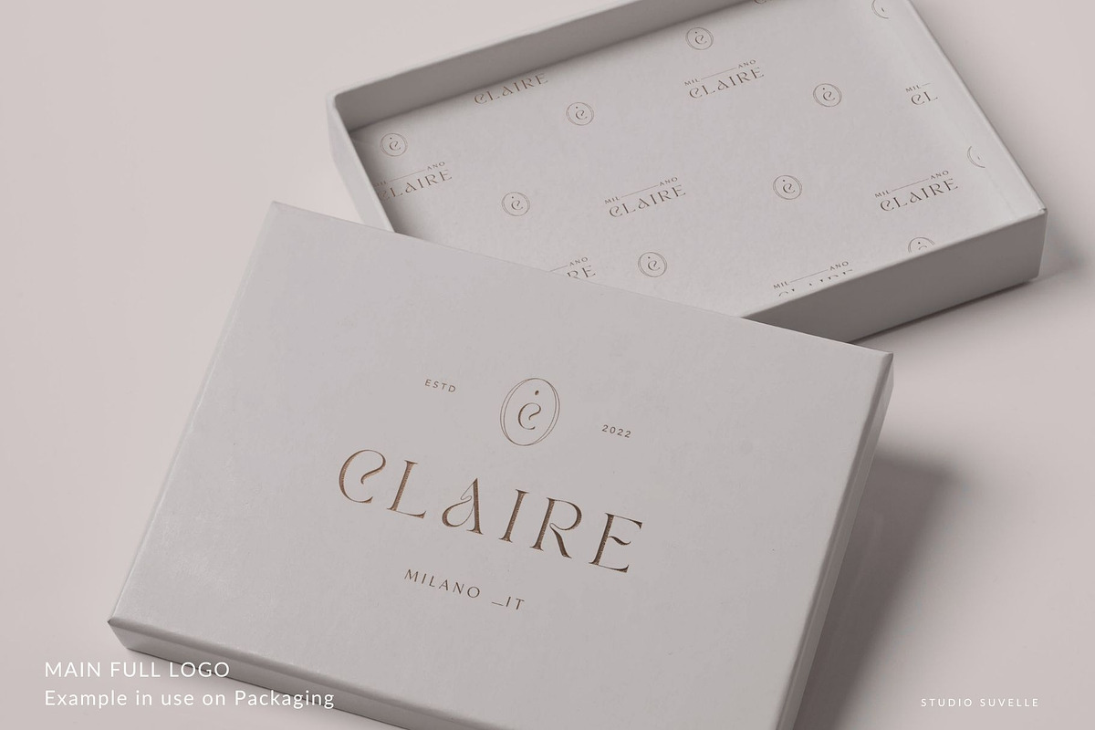 CLAIRE Logo Kit, a Branding & Logo Template by Studio Suvelle (Photo 7 of 18)