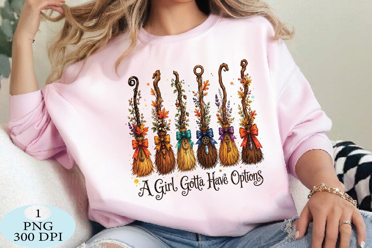 Whimsical Witch Broomstick PNG, a Seasonal Illustration by Daily.Designs (Photo 3 of 5)