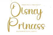 Disney Princess, a Handwritten Font by InermediaSTUDIO (Thumbnail 1 of 8)