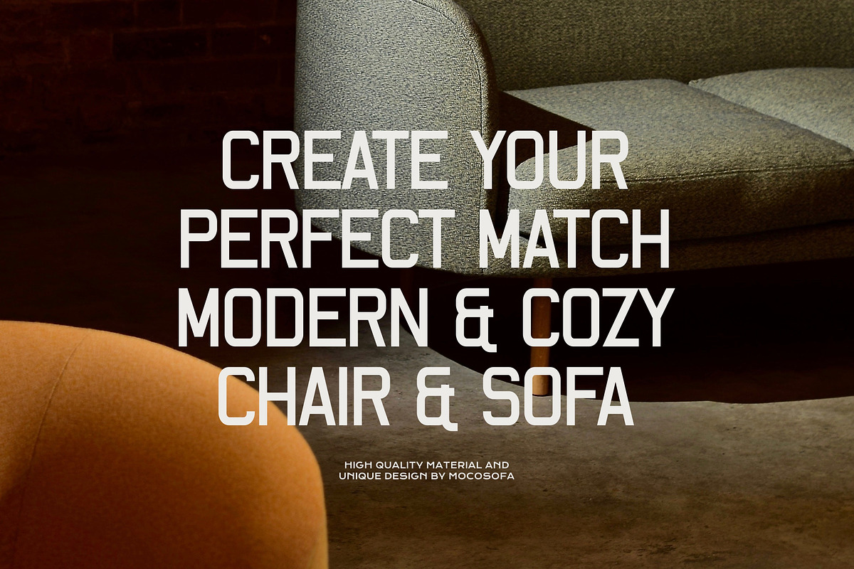 Fuigant - Geometric Futuristic Font, a Sans Serif Font by Imoodev (Photo 2 of 6)