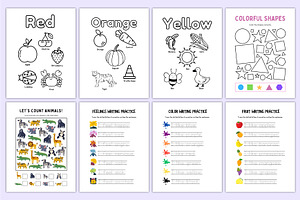 Pre-School & Kindergarten Worksheets