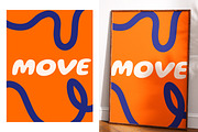 Trendy abstract, doodle posters set, a Decorative Illustration by Good Studio (Thumbnail 2 of 6)