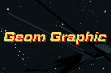 Geom Graphic, a Sans Serif Font by Dharma Type
