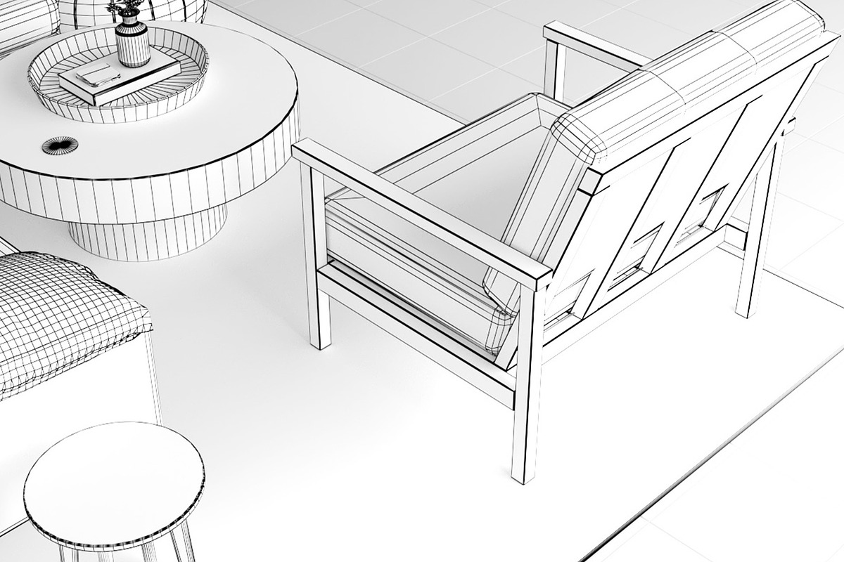 Living A - Neutral Soft, a Furniture 3D Model by 3DCargo (Photo 6 of 10)