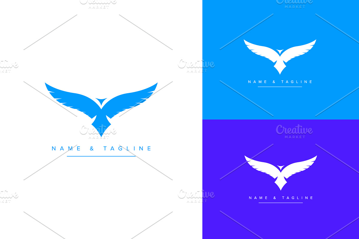 Flying Bird Minimal Logo design, a Branding & Logo Template by Aleesher (Photo 1 of 2)