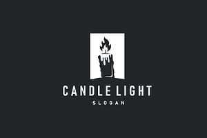 candle logo design concept template, a Branding & Logo Template by Maylianaw28