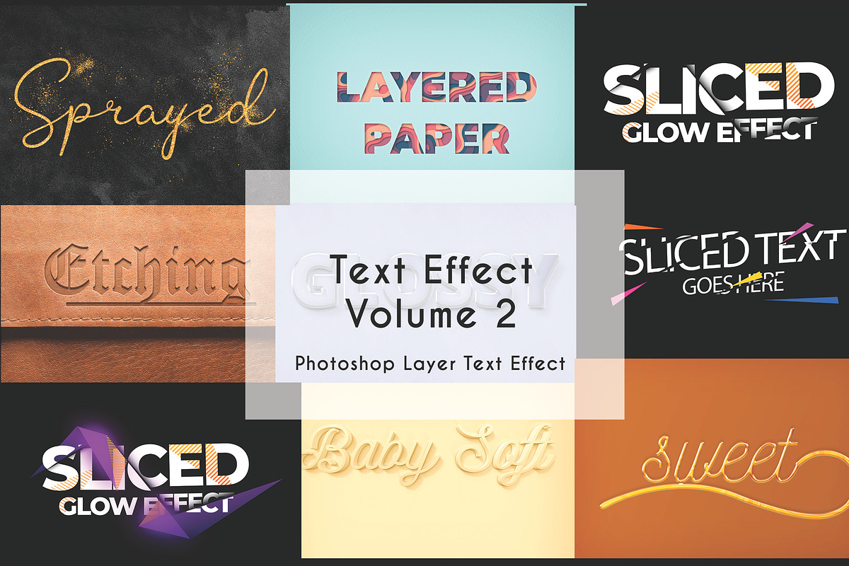 Vintage Text Effect Vol-2, a Layer Style Add-On by Design Unique (Photo 1 of 11)