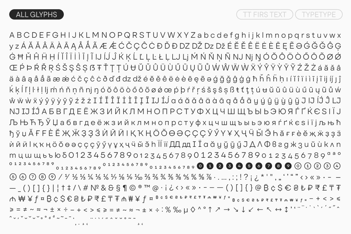 TT Firs Text, a Sans Serif Font by TypeType (Photo 10 of 15)