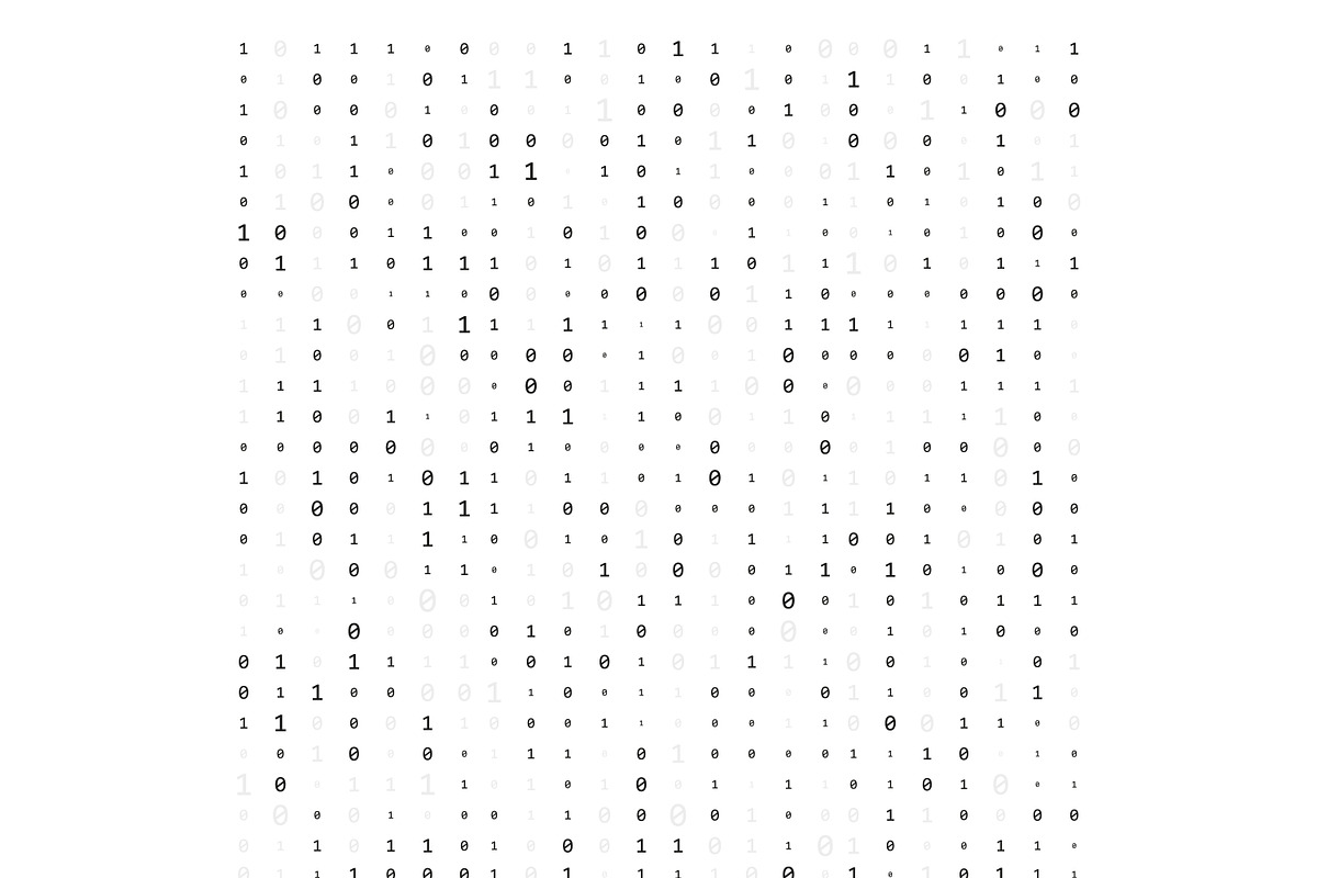 Stream of binary code., an Illustration by Tanysl (Photo 1 of 4)