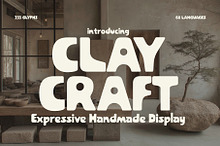 Claycraft - Handmade Display Font