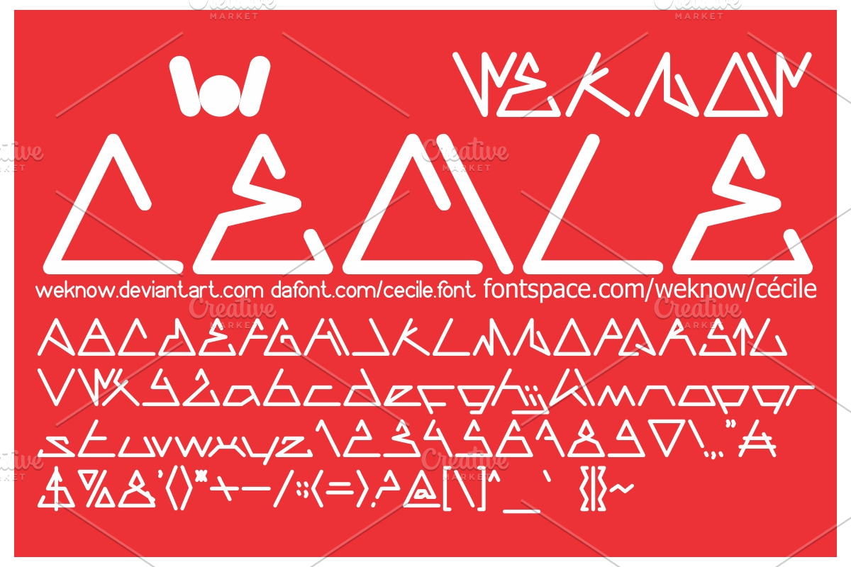 cecile font preview 6