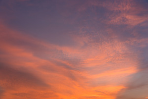 Fantastic sunset sky background featuring sky, sunset, and evening