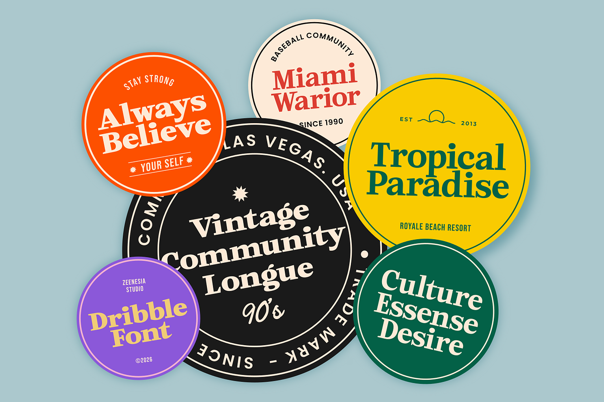 Dribble, a Serif Font by zeenesia (Photo 4 of 19)