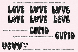 Lovedays Retro Valentines Day Font