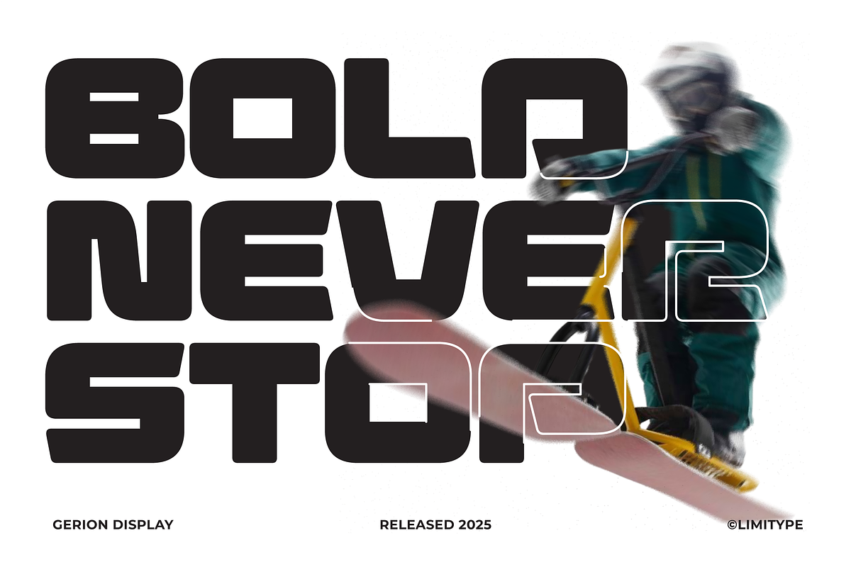 Gerion - Bold Font, a Sans Serif Font by limitype (Photo 2 of 11)