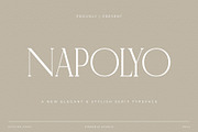 Napolyo - Elegant Serif Font, a Serif Font by Ermedia Studio (Thumbnail 1 of 12)