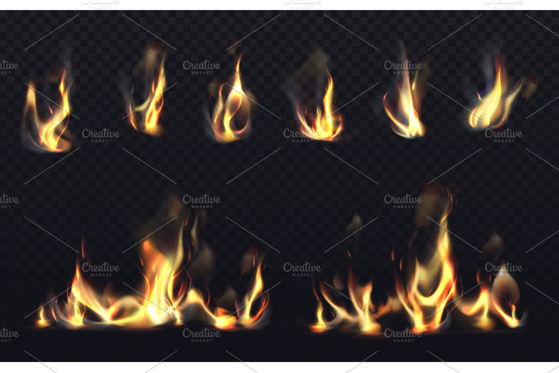 Realistic fire flames burn, an Abstract Photo by GenziWorkshop