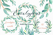 Eucalyptus Watercolor Greenery, a Healthcare Illustration by LABFcreations (Thumbnail 6 of 11)