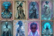 Starseed Races ID Card Clipart, a Card Template by LA Design (Thumbnail 2 of 10)