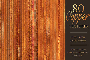 Copper Metallic Textures Bundle