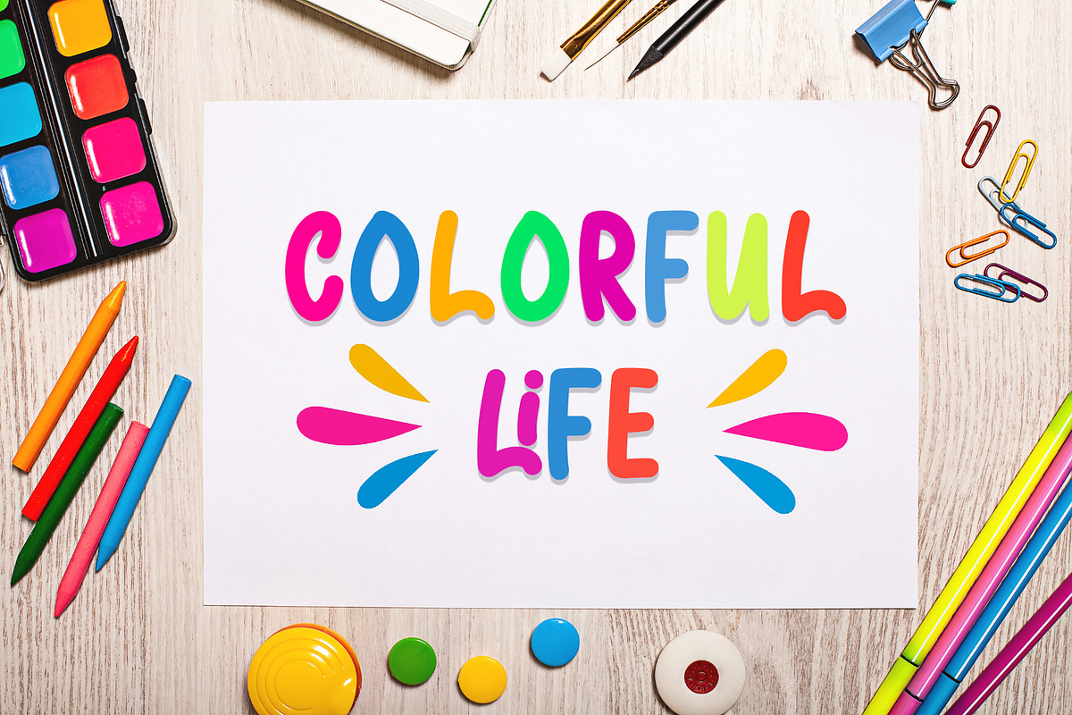 Line Bubble | Handwritten Font, a Handwritten Font by esamaradany (Photo 5 of 8)