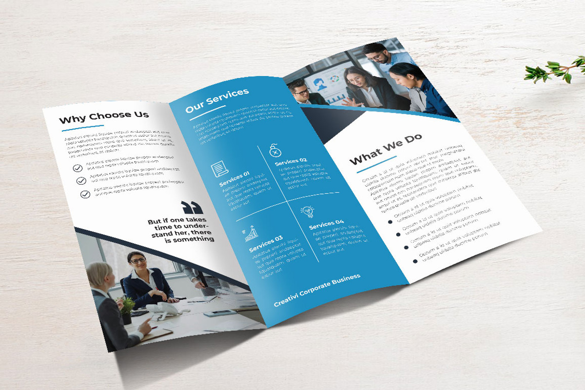 Tri-Fold Business, a Brochure Template by yanindesign (Photo 3 of 3)