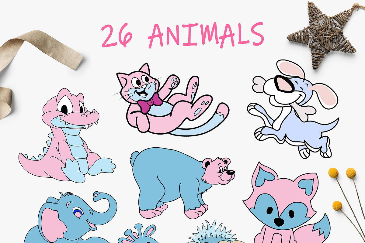 Kids Patterns & Alphabets - Animal, a Pattern Graphic by Pixavics (Photo 3 of 11)