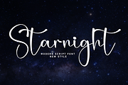 Starnight | Script Font, a Handwritten Font by Scratchones (Thumbnail 1 of 8)