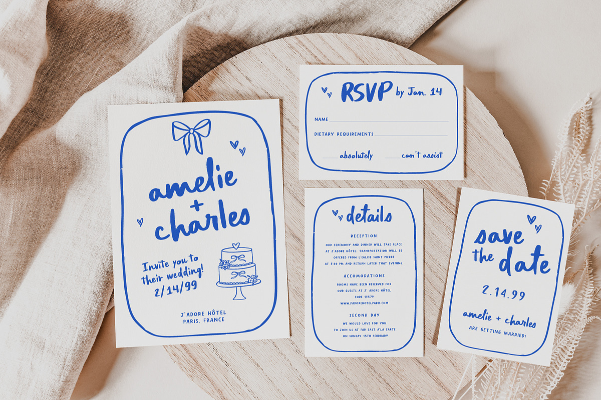 French Font Tour to France, a Handwritten Font by pixelcolours (Photo 4 of 14)