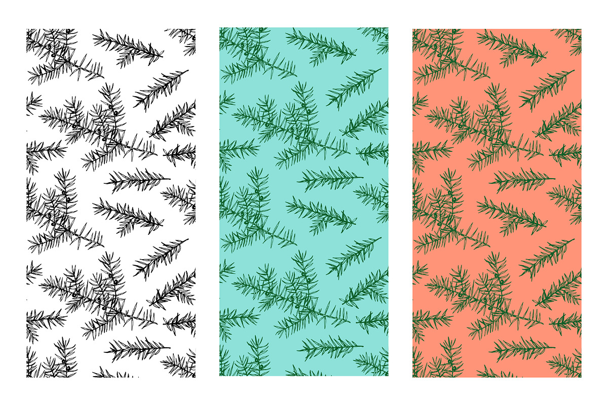 Winter botanical patterns, a Seasonal Illustration by Robusta (Photo 6 of 8)