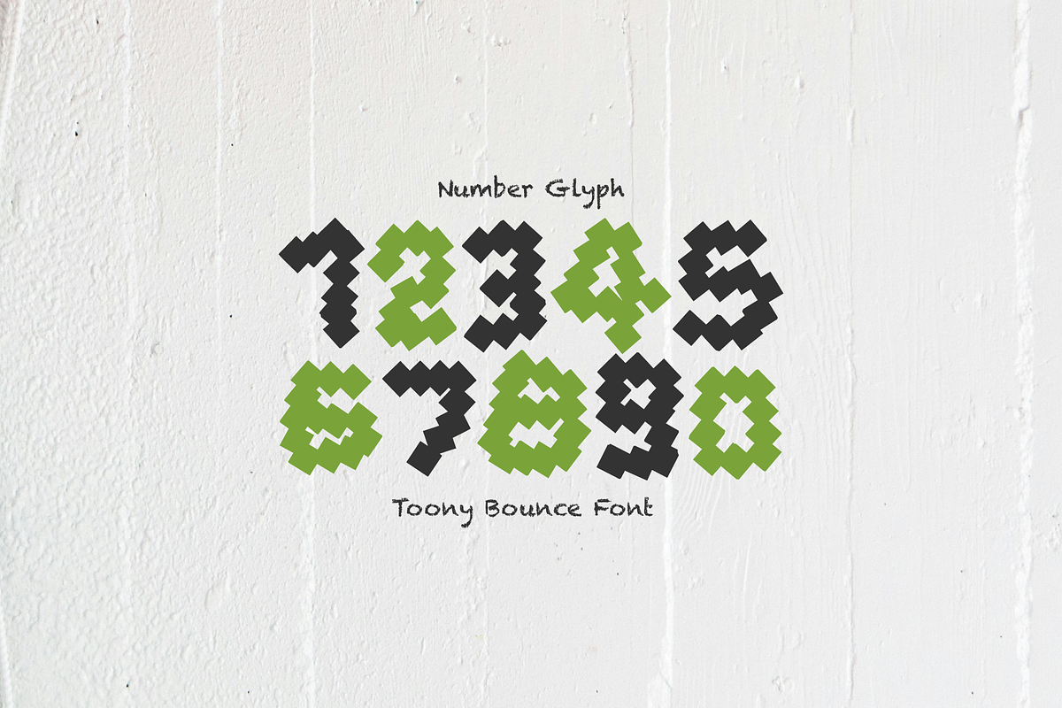 Toony Bounce Font, a Handwritten Font by Erifqizefont (Photo 5 of 7)