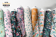 IN THE SUMMER GARDEN floral kit, a Pattern Graphic by solmariart (Thumbnail 2 of 11)