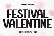 Festival Valentine | Script Font, a Script Font by Scratchones (Thumbnail 1 of 8)