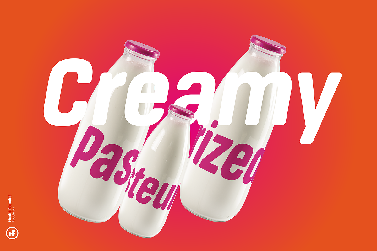Masifa Rounded Normal, a Sans Serif Font by Hurufatfont (Photo 9 of 13)