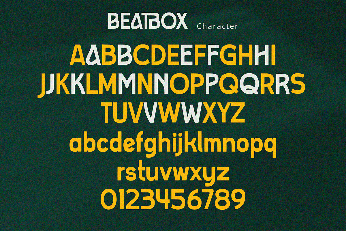 Beatbox - Sans Serif Font, a Sans Serif Font by Alpaprana (Photo 8 of 11)