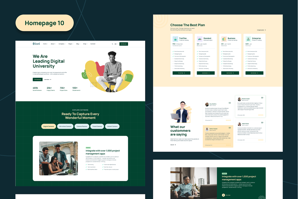 iori - Startup & SaaS Figma Template, an UI Kit Template by AliThemes (Photo 11 of 13)