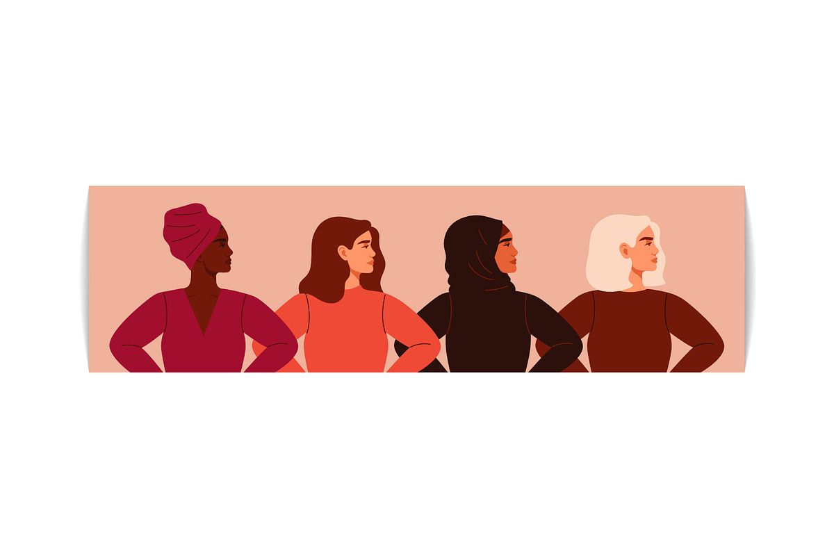 Strong women together, a Person Illustration by Mary Long (Photo 2 of 4)