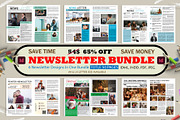 Newspaper Design Bundle - 6 in One, a Brochure Template by ROJI CREATOR (Thumbnail 1 of 13)