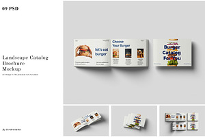 Landscape Catalog Brochure Mockup