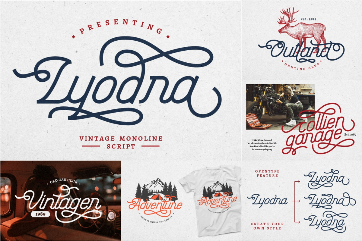 Best Vintage Font Bundles, a Script Font by PutraCetol Studio (Photo 16 of 18)