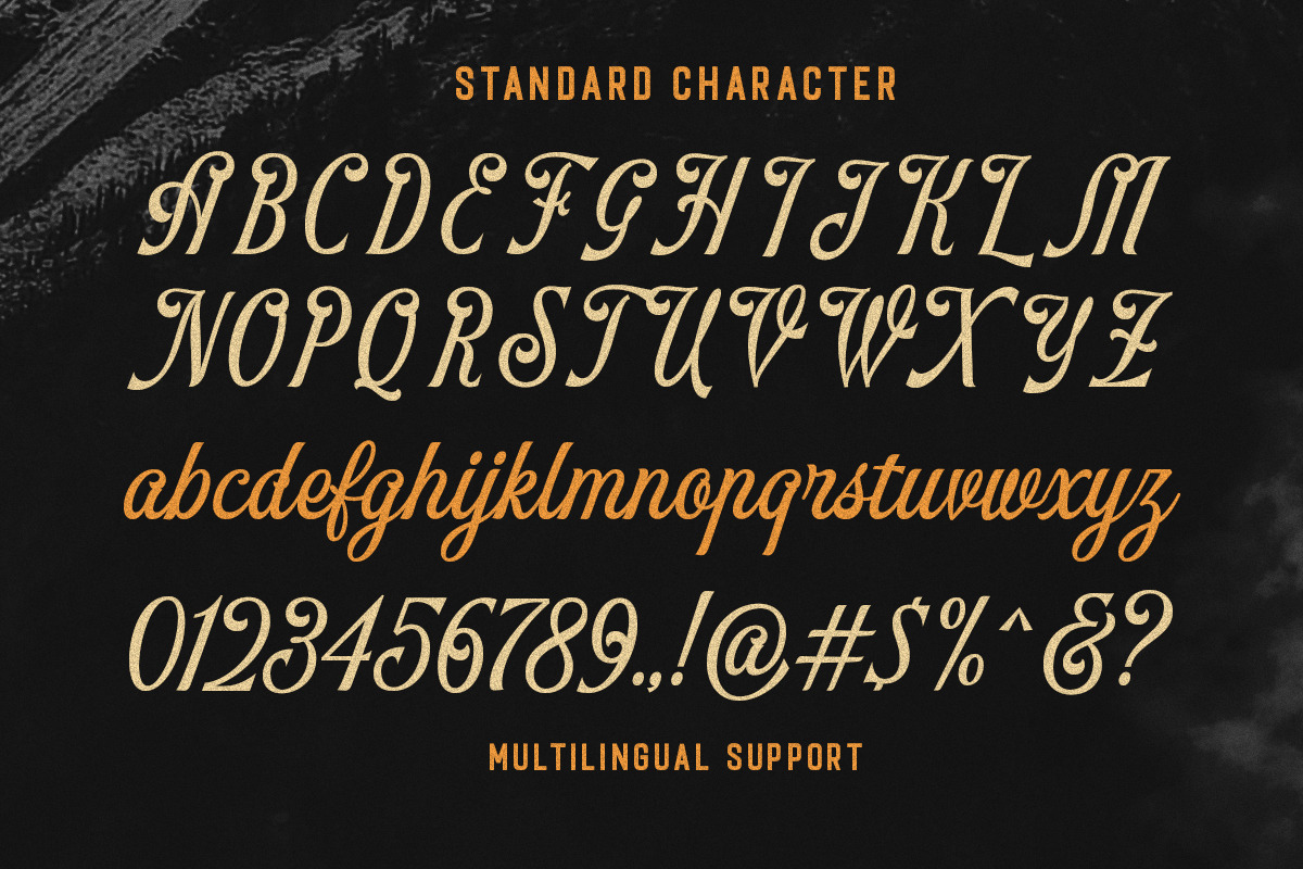 Mitograph - Display Script Font, a Script Font by Letterhend Studio (Photo 5 of 9)