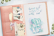 Digital nomad girl, watercolor set, a Technology Illustration by Kate Snitser (Thumbnail 5 of 6)