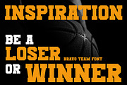 BravoTeam Sporty Font, a Sans Serif Font by RantautypeStudio (Thumbnail 2 of 13)